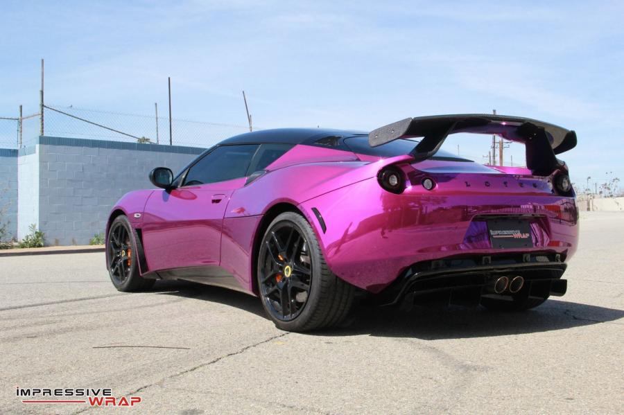  Lotus Evora Purple Chrome by Impressive Wrap 2016 года  (фото 20 из 26)
